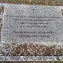 Tablica pamiątkowa - cmentarz żołnierzy radzieckich w Wolsztynie